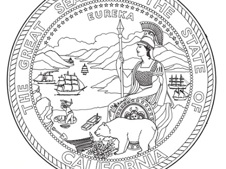 Exelent Kansas State Flag Coloring Page Adornment 440x330 Exelent Kansas State Flag Coloring Page Adornment