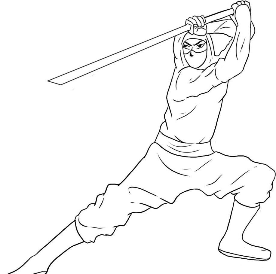 Karate Coloring Pages
