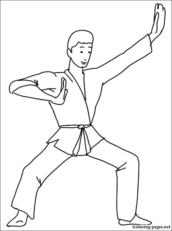 560x750 Luxury Karate Kid Coloring Pages And Karate Coloring Page 35