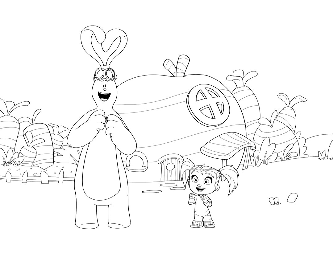1079x834 Kate And Mim Mim Coloring Pages