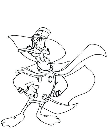 450x578 Darkwing Duck Coloring Pages