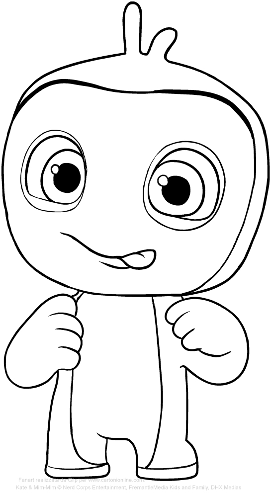 545x992 Boomer (Kate And Mim Mim) Coloring Pages