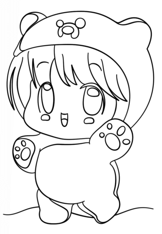 Kawaii Animal Coloring Pages Kawaii Chibi Finn Coloring Page Free 333x480 Kawaii Animal Coloring Pages Kawaii Chibi Finn Coloring Page Free