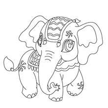 Kawaii Elephant Coloring Pages 220x220 Kawaii Elephant Coloring Pages