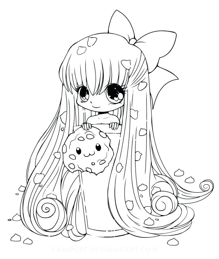 736x870 Kawaii Girl Coloring Pages Fresh Kawaii Coloring Pages Cute Food