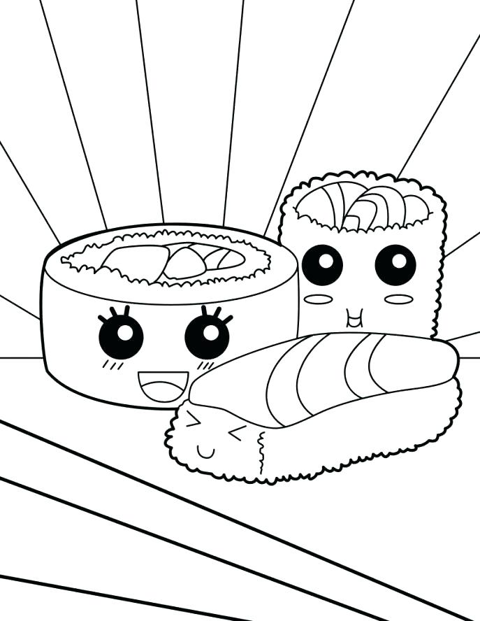 Kawaii Coloring Pages Coloring Pages Also Sushi Coloring Pages Com 687x888 Kawaii Coloring Pages Coloring Pages Also Sushi Coloring Pages Com