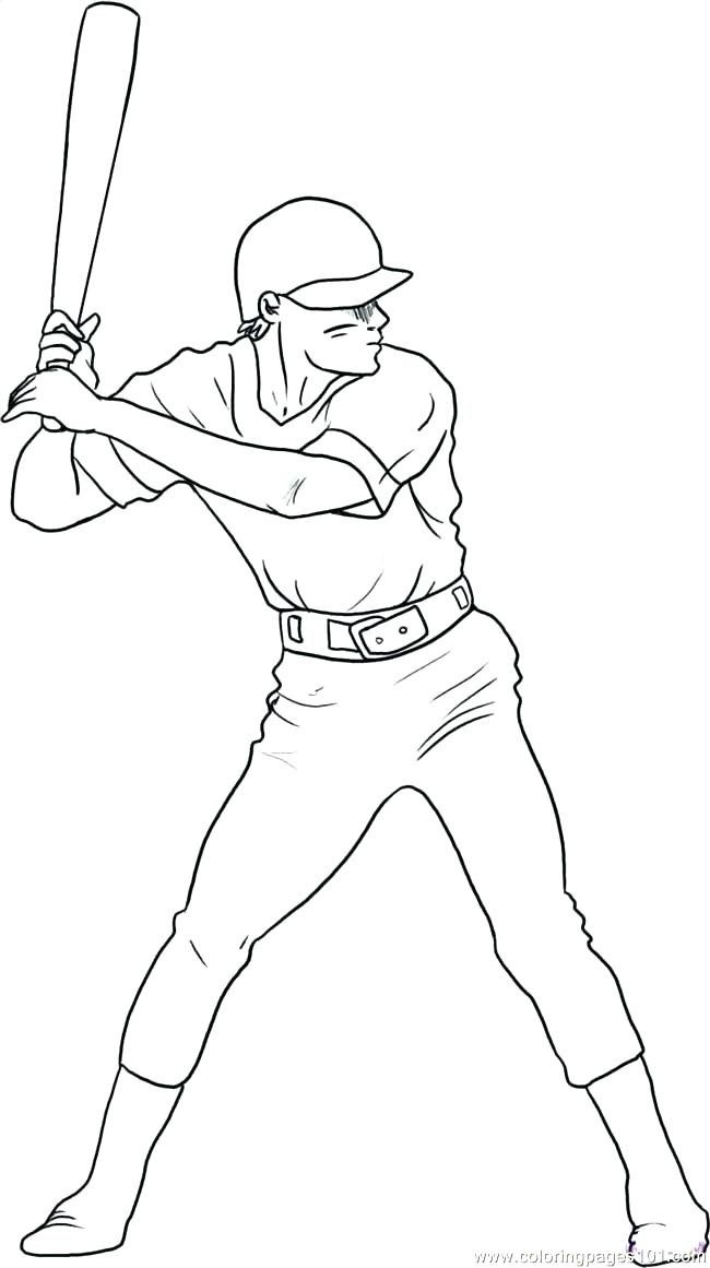 650x1161 Softball Coloring Page Wallbox.club