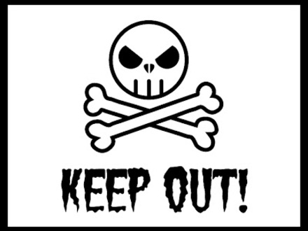 Keep Out Coloring Pages 440x330 Keep Out Coloring Pages
