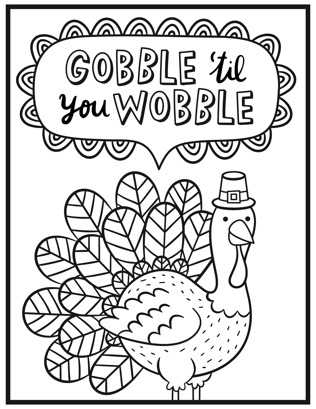 An Adult Coloring Page For Thanksgiving Kitchn 1275x1650 An Adult Coloring Page For Thanksgiving Kitchn