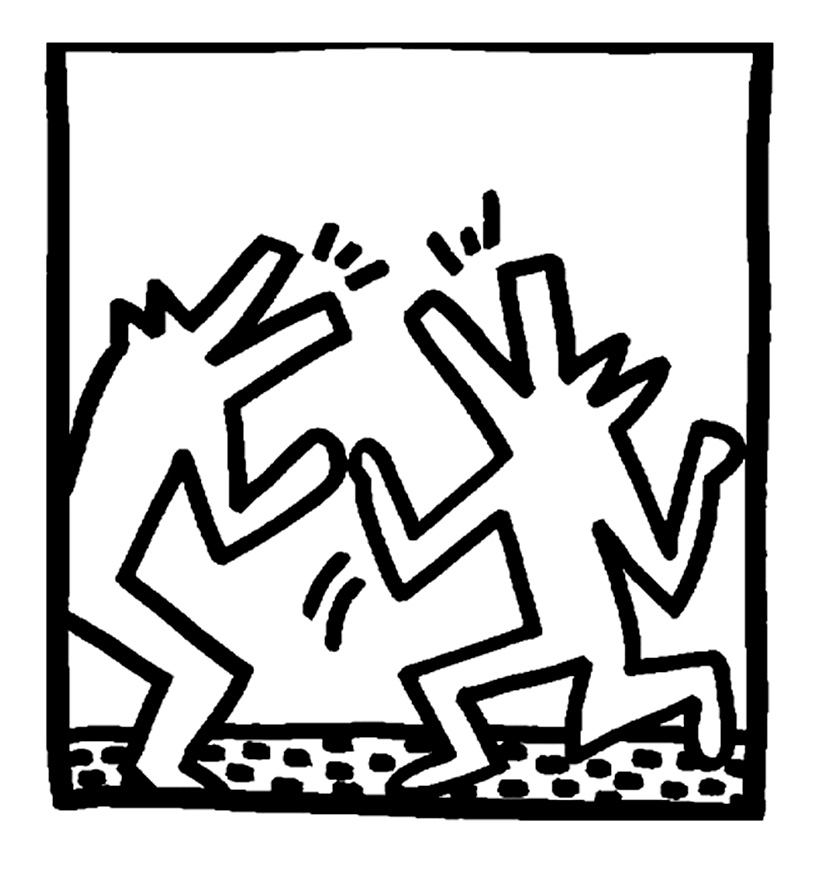 818x869 Keith Haring To Print