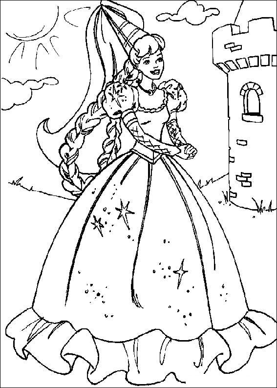 Barbie Dolls Coloring Sheets For Kids Girls 567x794 Barbie Dolls Coloring Sheets For Kids Girls
