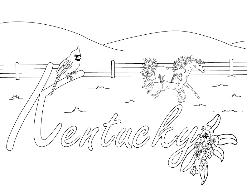792x612 Best Photos Of Kentucky Coloring Sheets