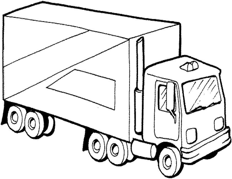 906x700 40 Free Printable Truck Coloring Pages Download