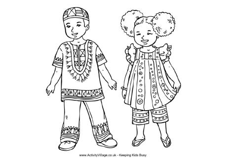 460x325 Around The World Colouring Pages Kenya Coloring Pages
