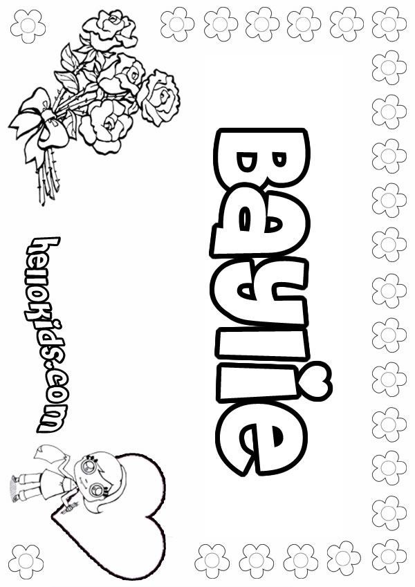 600x849 Baylie Coloring Pages