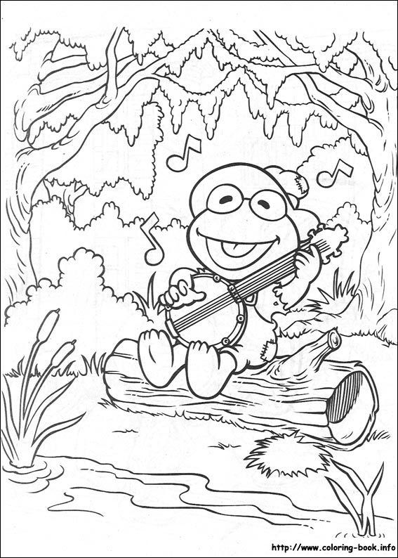 Kermit Coloring Pages