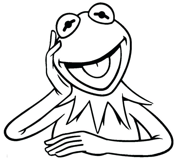 736x669 Kermit Coloring Pages Unique The Frog Coloring Pages For Your