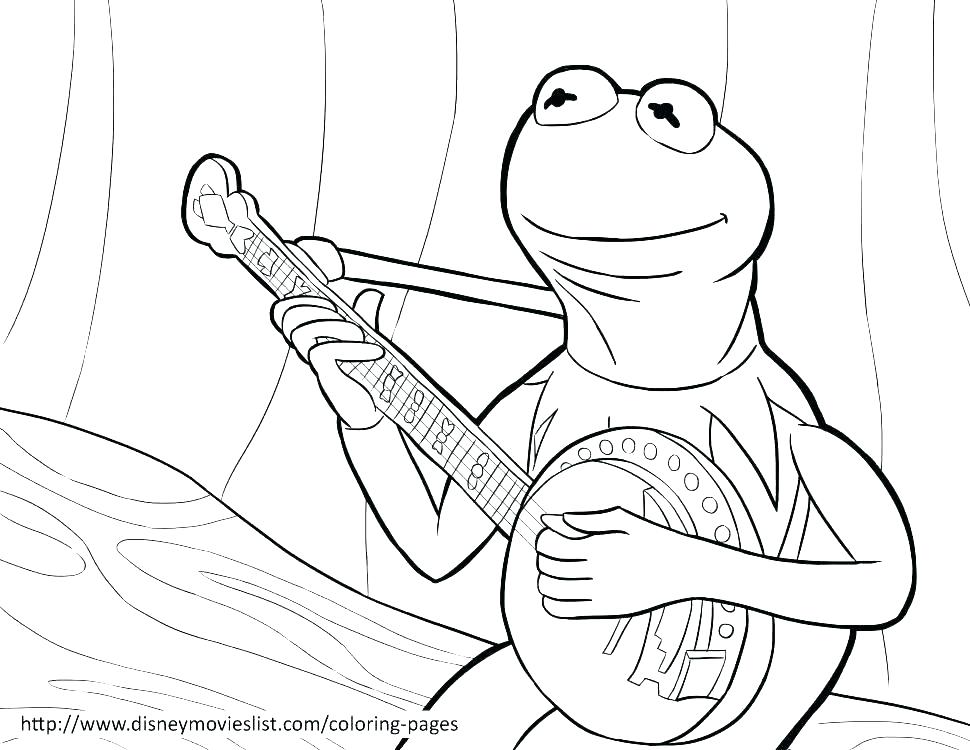 970x750 Kermit Coloring Pages Good Coloring Page Image Pages Print