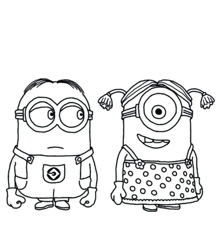 Kevin The Minion Coloring Pages at GetColorings.com | Free printable ...