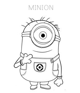 260x300 Minions Coloring Pages Playing Learning