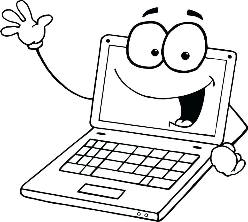 Printable Computer Keyboard Coloring Page Coloring Pages