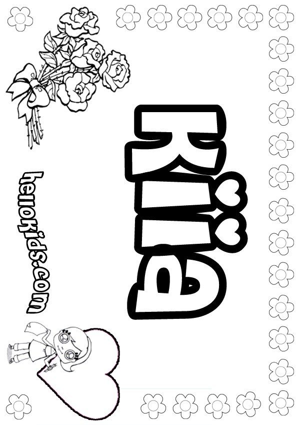 Kiara Coloring Pages 600x849 Kiara Coloring Pages