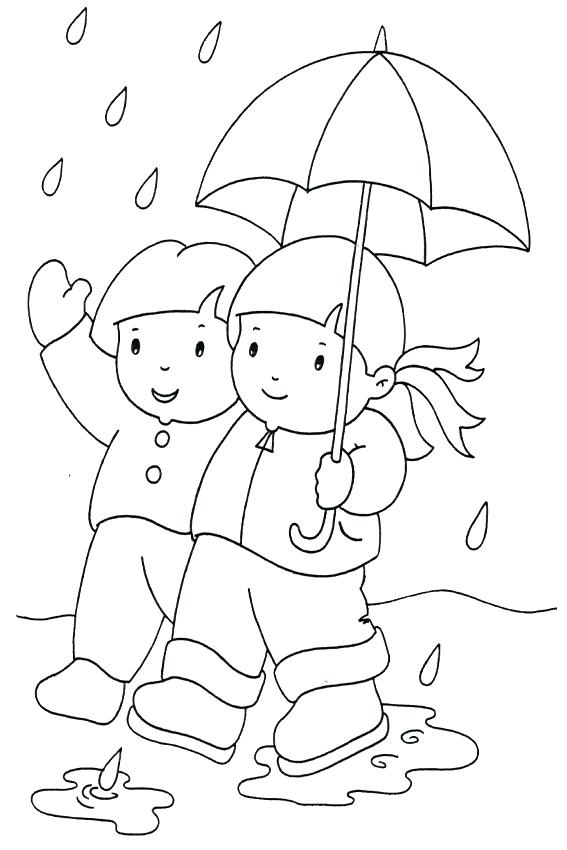 567x850 Rain Coloring Page Rainy Day Coloring Pages Coloring Home View
