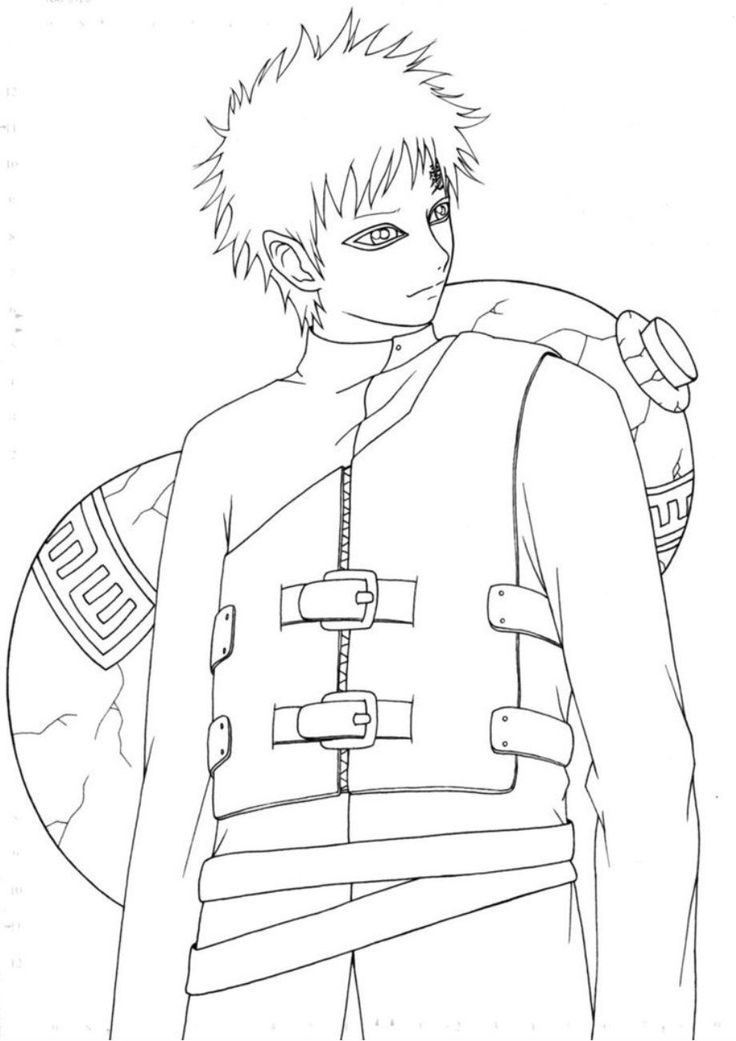 736x1041 49 Best Naruto Coloring Pages Images On White People