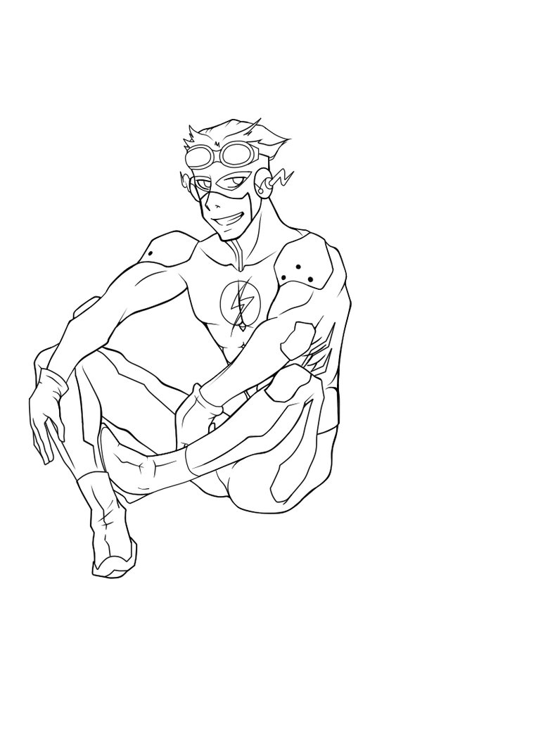 Kid Flash Coloring Pages Barkandcall Me 762x1049 Kid Flash Coloring Pages Barkandcall Me