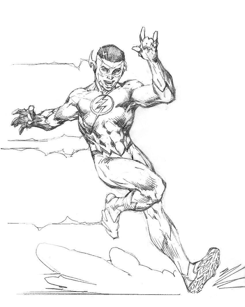 Kid Flash Pencils By Jim Lee 850x1062 Kid Flash Pencils By Jim Lee