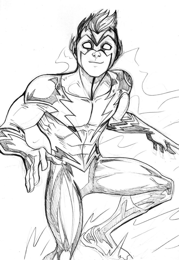 The Flash Coloring Pages 743x1076 The Flash Coloring Pages