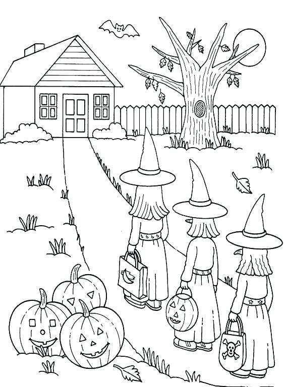 Kid Friendly Halloween Coloring Pages at GetColorings.com | Free ...