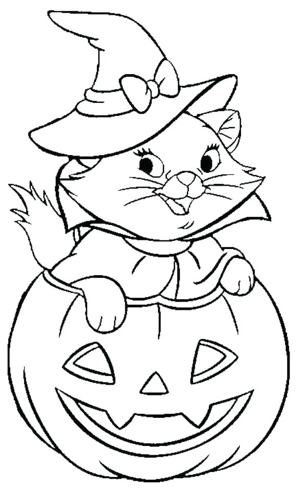 600x962 Interesting Kids Halloween Coloring Pages