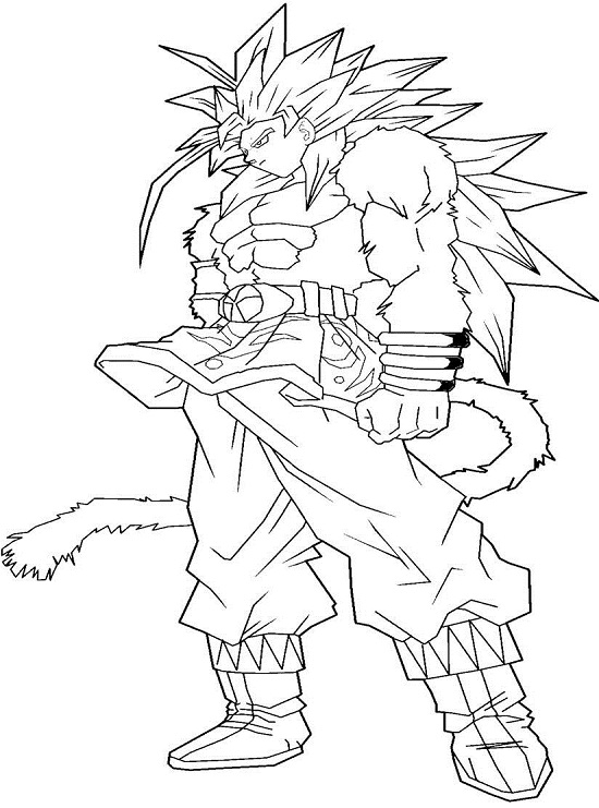 29 Goku Super Saiyan Coloring Pages, Goku Coloring Pages 550x741 29 Goku Super Saiyan Coloring Pages, Goku Coloring Pages