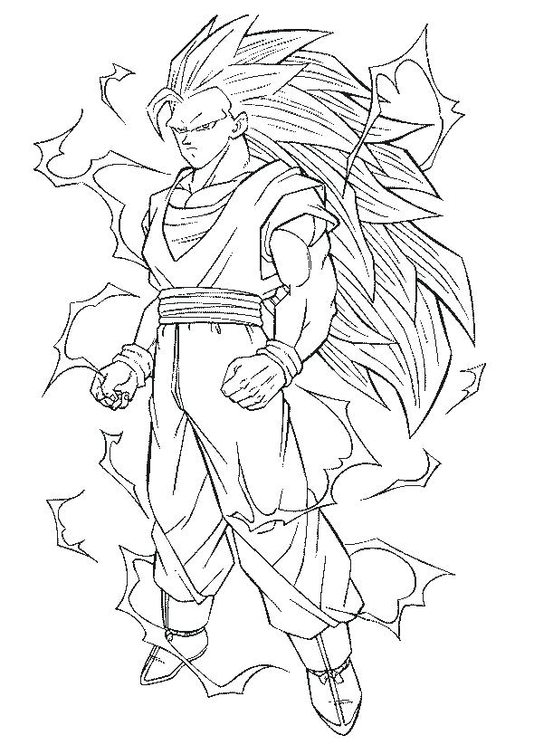 Kid Goku Coloring Pages at GetColorings.com | Free printable colorings ...