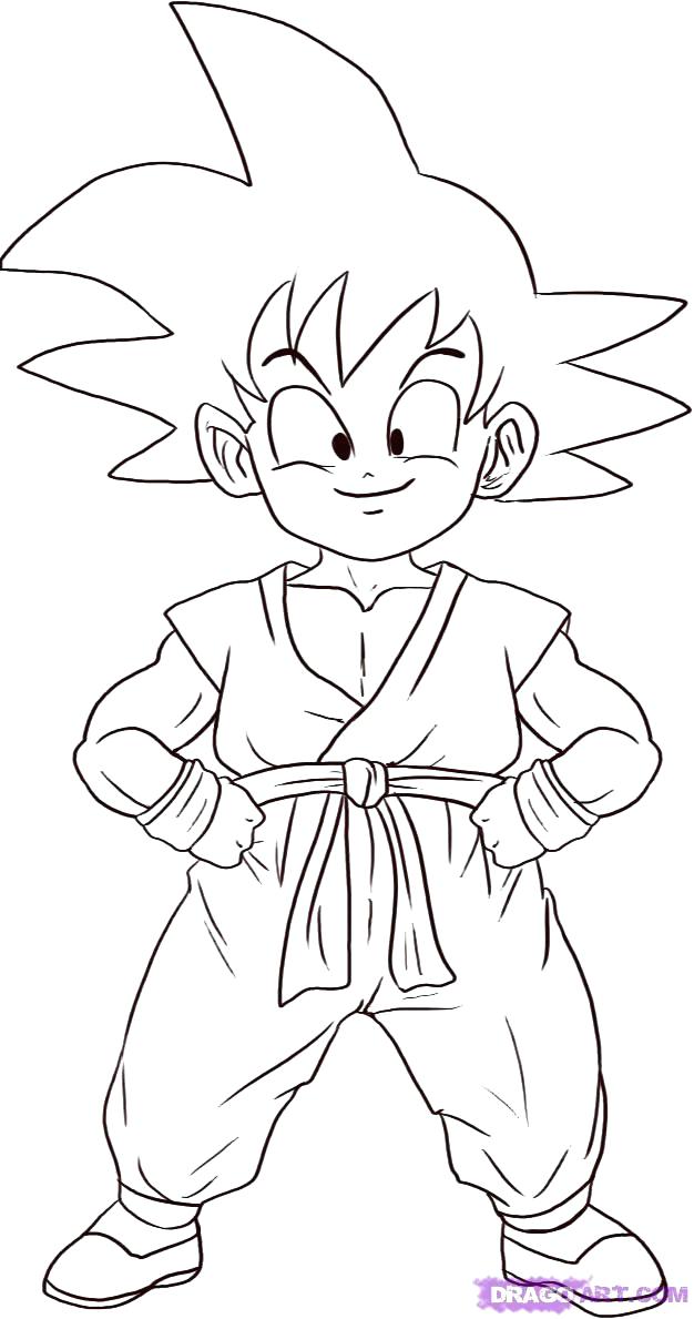 Kid Goku Coloring Pages Kid Coloring Pages Super Coloring Pages 626x1189 Kid Goku Coloring Pages Kid Coloring Pages Super Coloring Pages