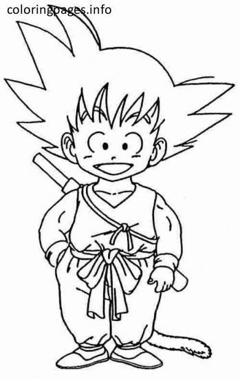 Kid Goku Coloring Pages Coloring Pages Kid Goku 349x550 Kid Goku Coloring Pages Coloring Pages Kid Goku