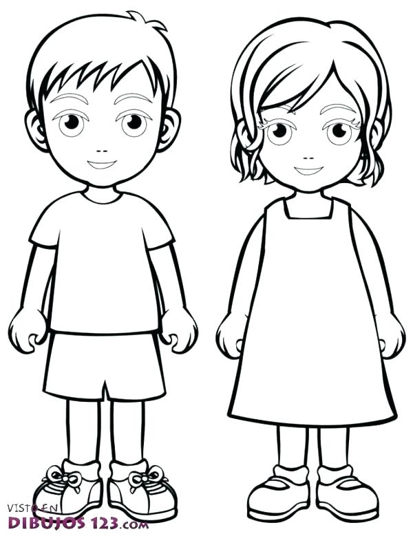 600x776 Body Outline Coloring Page Coloring Page For Kid Body Outline