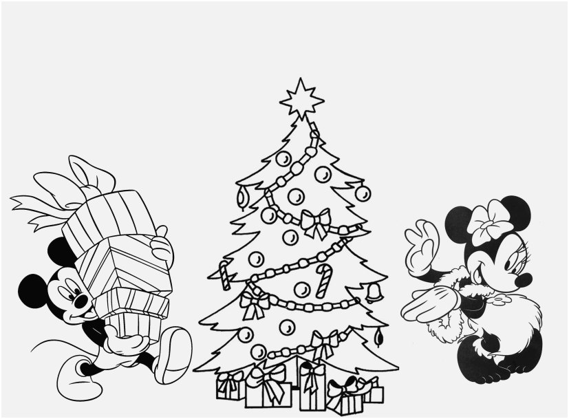 827x609 Christmas Tree Coloring Page Design Print Amp Download Printable