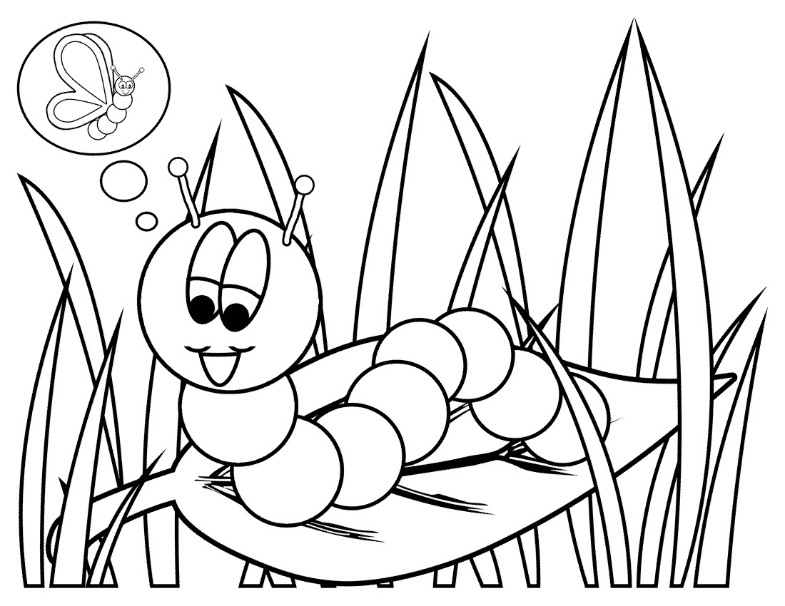 1100x850 Kids Free Coloring Pages