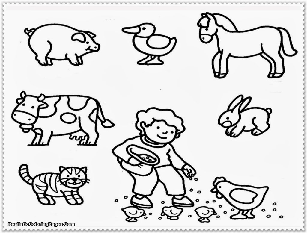 1024x778 Baby Farm Animals Coloring Pages Free Coloring Pages Kids Coloring