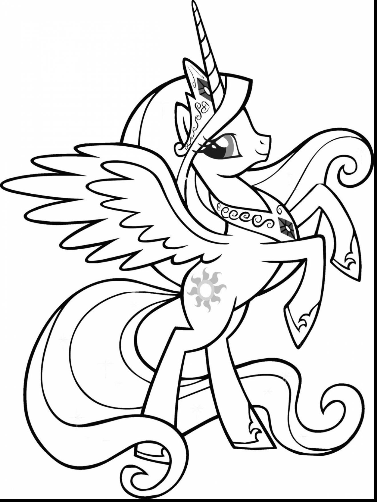 Kids Coloring Pages My Little Pony