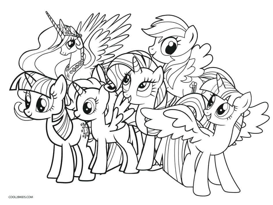 948x711 People Coloring Pages Kids Coloring My Little Pony Coloring Page