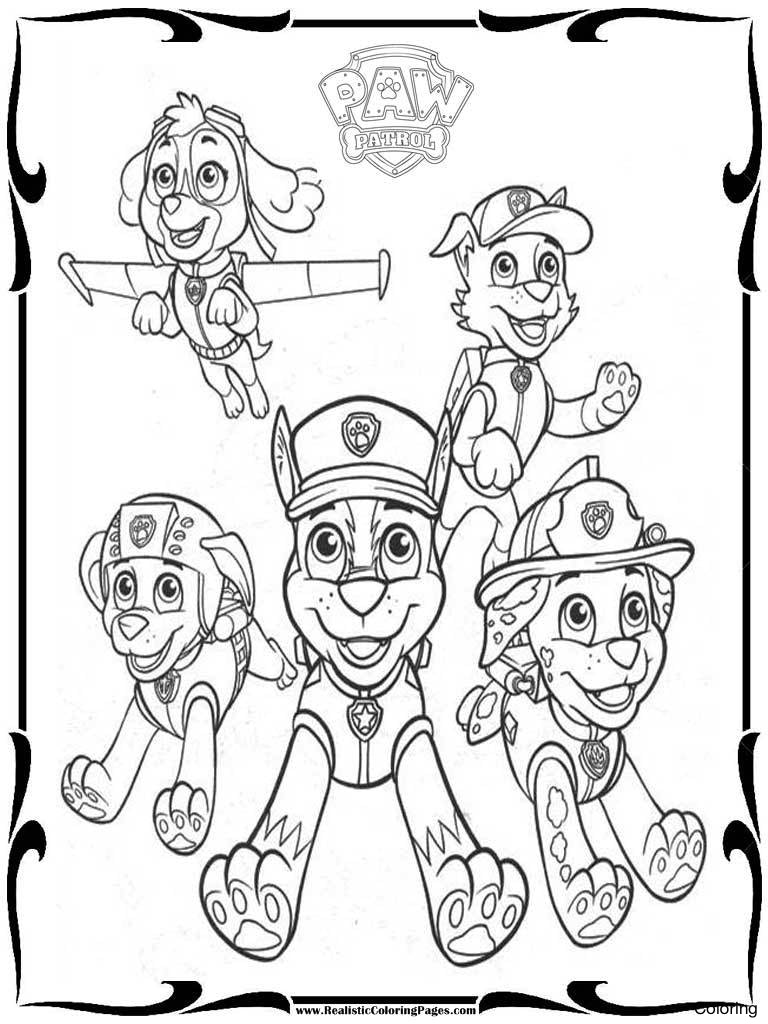 Free Printable Paw Patrol Coloring Pages 768x1024 Free Printable Paw Patrol Coloring Pages