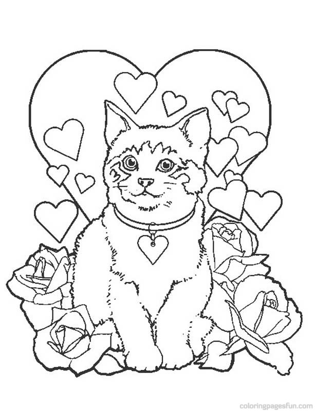 Coloring Pages Puppies And Kittens Many Interesting Cliparts 615x800 Coloring Pages Puppies And Kittens Many Interesting Cliparts