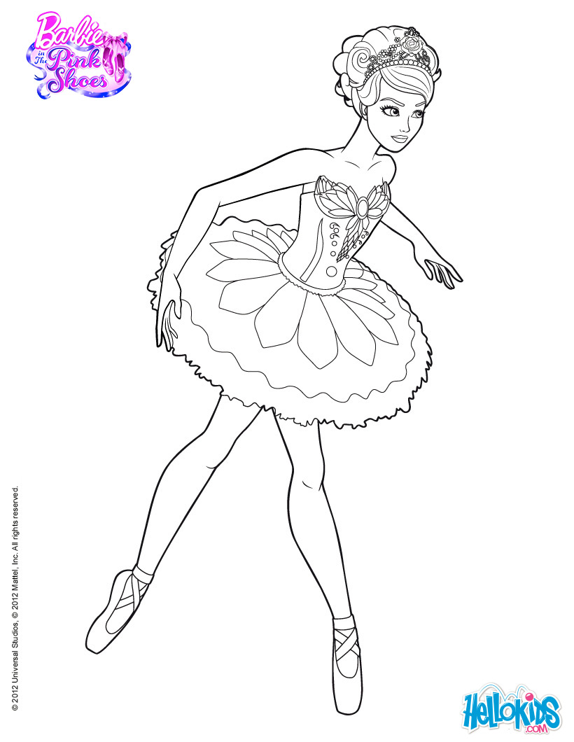 820x1060 Ballerina Coloring Pages