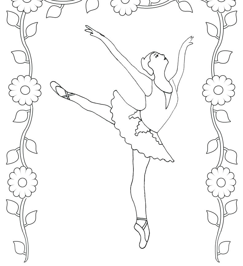 791x864 Free Printable Ballet Dancer For Kids Coloring Pages Ballerina