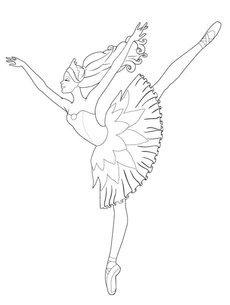 754x1000 Printable Ballerina Coloring Pages Me