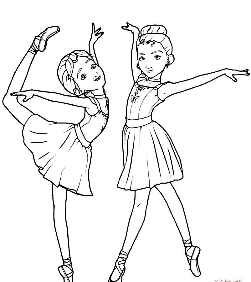 Free Dance Coloring Pages - Free Printable Templates