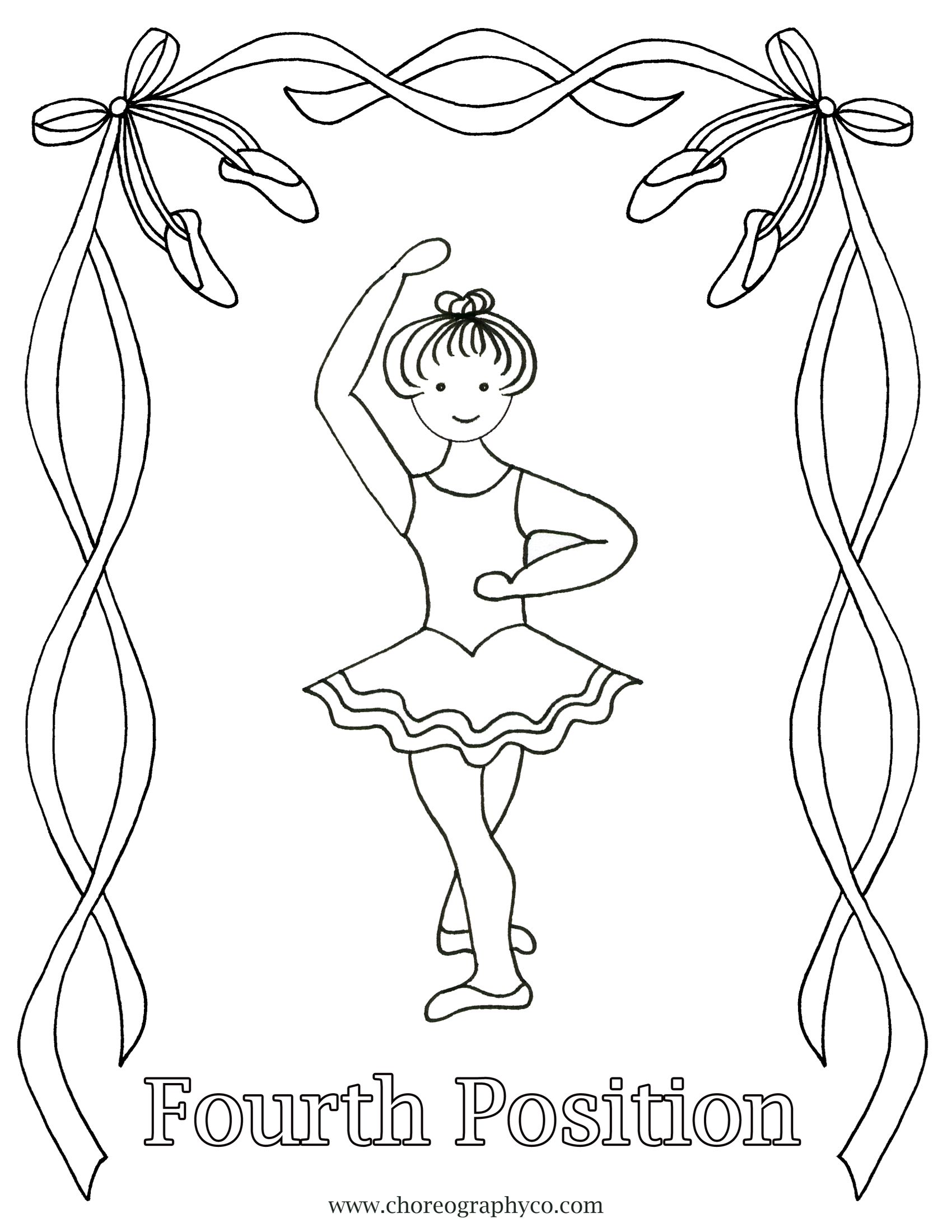 1700x2200 Ballet Coloring Pages